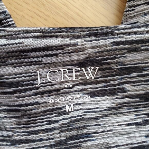 NEW J. Crew Gray Space Dye Cropped Leggings - Picture 7 of 13